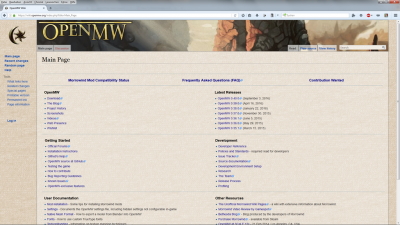 Main page (before login)