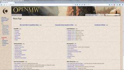 Main page (after login)